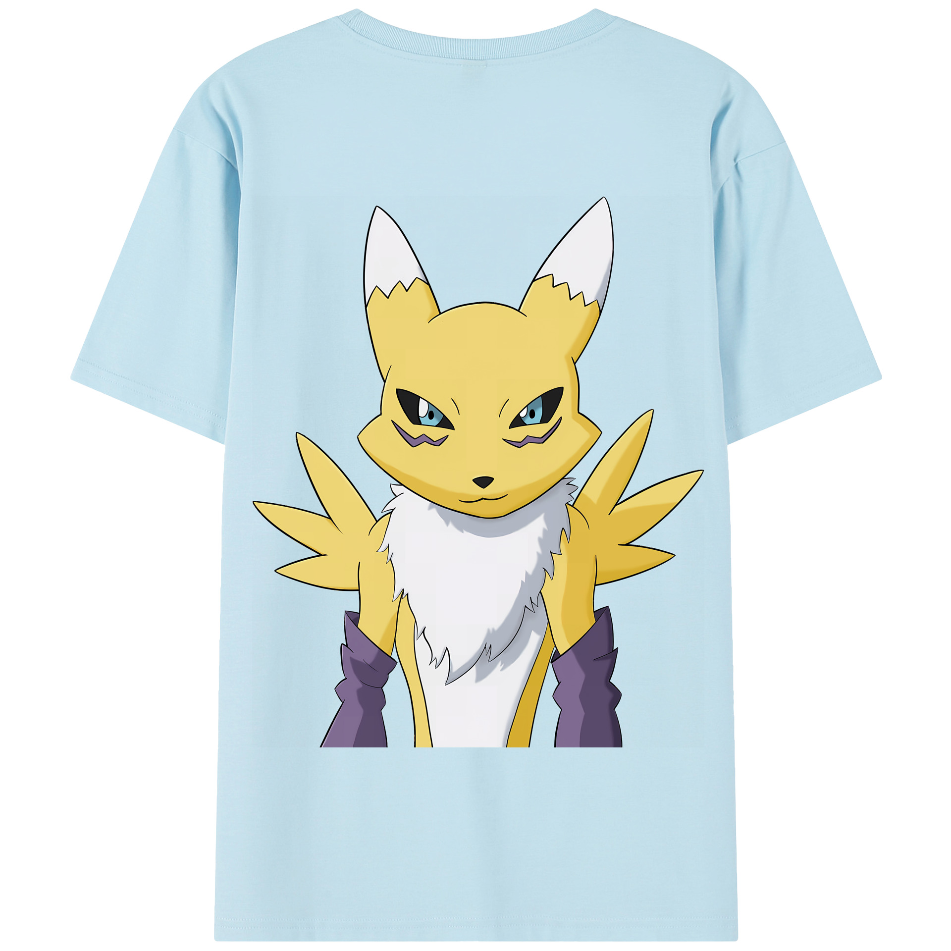 （画像用） Digimon デジタルモンスター/デジモン 綿100％半袖Tシャツ（背面プリント）